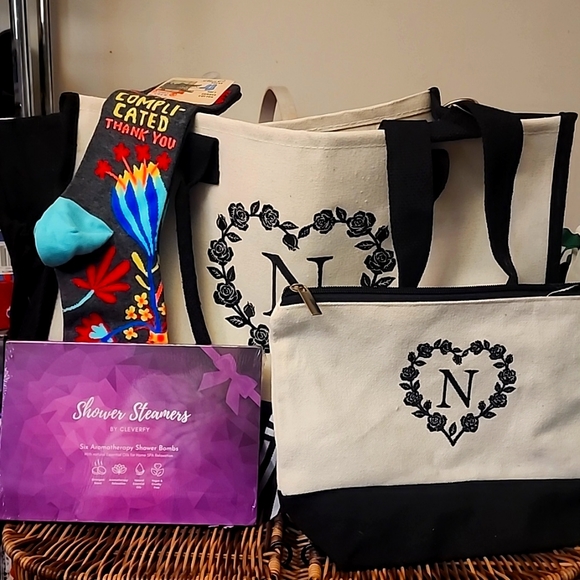 Handbags - INTIAL Tote Bag Gift Set 4 piece